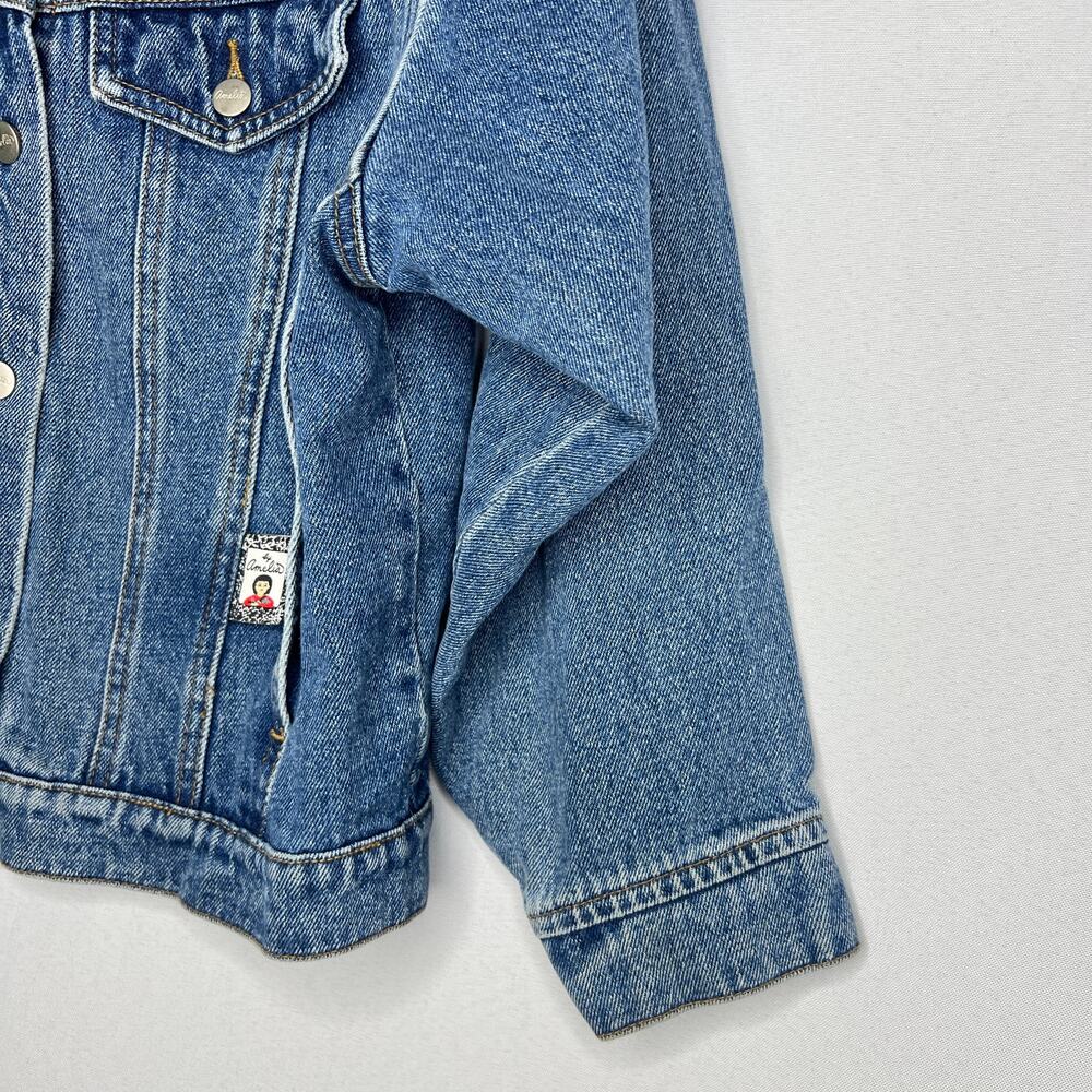 Vintage American Girl Denim Jean Jacket Amelia Girls Size Medium - Picture 7 of 13